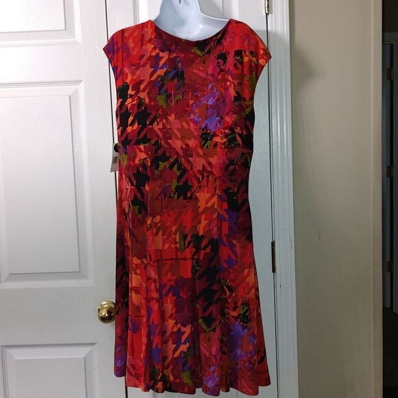 Kim Rogers Career casual sleeveless dress Sz 12 NWT - Picture 4 of 6